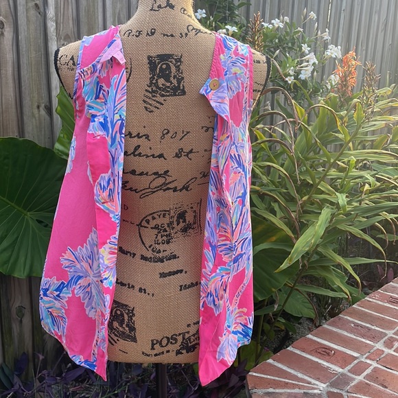Lilly Pulitzer Iona silk top - Picture 6 of 11